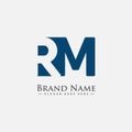 Initial Letter RM Logo - Simple Business Logo