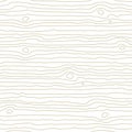 Seamless wooden pattern. Wood grain texture. Dense lines. Abstract white background. Vector Royalty Free Stock Photo