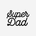 Happy Father's day typography design Royalty Free Stock Photo