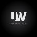 Initial Letter UW Logo - Minimal Business Logo
