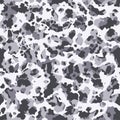 Seamless camouflage for army, hunting and other use.  Black and white snow camo texture. Military pattern for fabric print. Vector Royalty Free Stock Photo