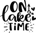 On Lake Time Royalty Free Stock Photo