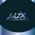LUX sporty letter logo