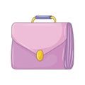 Briefcase Suitcase Business colored vector illustration