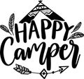 Happy Camper Lettering Quotes