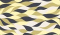 Floral abstract light yellow and black vector seamless background for textile, wallpapers, wrapping, paper. Swirling waves. Royalty Free Stock Photo