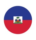 National Haiti flag, official colors and proportion correctly. National Haiti flag. Vector illustration. EPS10. Haiti flag vector Royalty Free Stock Photo