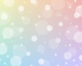 pastel rainbow bokeh light sky galaxy background Royalty Free Stock Photo