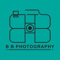 Photography unique, creative and modern logo design Royalty Free Stock Photo