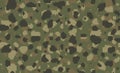 Leopard green khaki camo, seamless pattern. Military spotted camouflage, texture. Soldier  fabric textile print designs Royalty Free Stock Photo