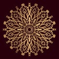 Luxury Gold Mandala Ornament