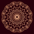 Vintage Indian Mandala Art design