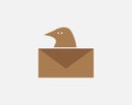 Bird mail logo