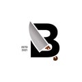 Bold and Strong Initial Knife B