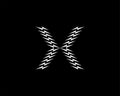 X factor symbol Royalty Free Stock Photo