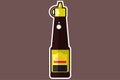 Botol plastik kecap manis klasik Translate: Classic sweet soy sauce plastic bottle