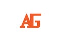 this is a creative latter AG logo design