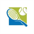 Tennis Logo Template Vector, Active sport and tennis