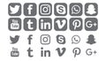 Google twitter skype Pinterest snapchat Facebook Instagram WhatsApp YouTube LinkedIn symbol