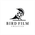 Bird with Film Equipments.