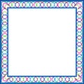 Modern abstract Frame with Multi-colored Border Royalty Free Stock Photo