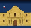 alamo san atonio texas america travel vector illustration transparent background