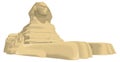 great sphinx of giza egypt travel vector illustration transparent background