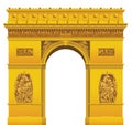 marble arch london england travel vector illustration transparent background Royalty Free Stock Photo