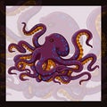 Octopus kraken mascot. esport logo design