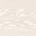 Vector wooden surface with fibre and grain. Natural lines wood, hand draw hatching texture, seamless tree striped background. Royalty Free Stock Photo