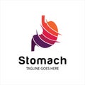 Stomach logo design concept