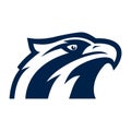 Eagle icon, animal company logo vector design illustration, isolated on white background. Royalty Free Stock Photo