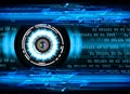 eye cyber circuit future technology concept background Abstract future technology Royalty Free Stock Photo