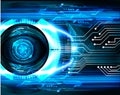 Eye cyber circuit future technology concept background Abstract future technology background Hi-tech Royalty Free Stock Photo