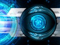 eye cyber circuit future technology Royalty Free Stock Photo