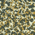 Abstract military camouflage background. Seamless urban camo pattern for army clothing. Vector