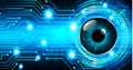 Eye cyber circuit future technology concept background Abstract future technology background Hi-tech