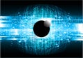 Eye cyber circuit future technology concept background Abstract future technology background Hi-tech