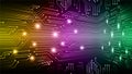 Cyber circuit future technology concept background Abstract future technology background Royalty Free Stock Photo
