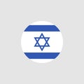 Israel flag in official colors and proportions. Vector. Israel national country symbol Royalty Free Stock Photo