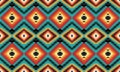 Oriental ikat pattern