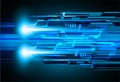 Cyber circuit future technology concept background Abstract future technology background Royalty Free Stock Photo