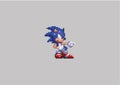 A character from a Sonic The Hedgehog 3 video game of an 16-bit game console Royalty Free Stock Photo