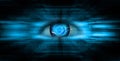 Eye cyber circuit future technology concept background Royalty Free Stock Photo
