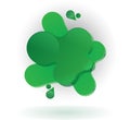 Illustration vector graphic of the Green Background Liquid Royalty Free Stock Photo