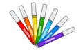 Marker pen  for Children and School Royalty Free Stock Photo