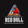 Logo Red Bull Triangle Custom Mountain general good for any industry