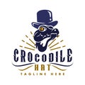 Logo Blue Crocodile Hat global good any for industry entertainment and media