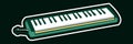 Melodica vector illustration Royalty Free Stock Photo