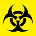 Black biohazard symbol Royalty Free Stock Photo
